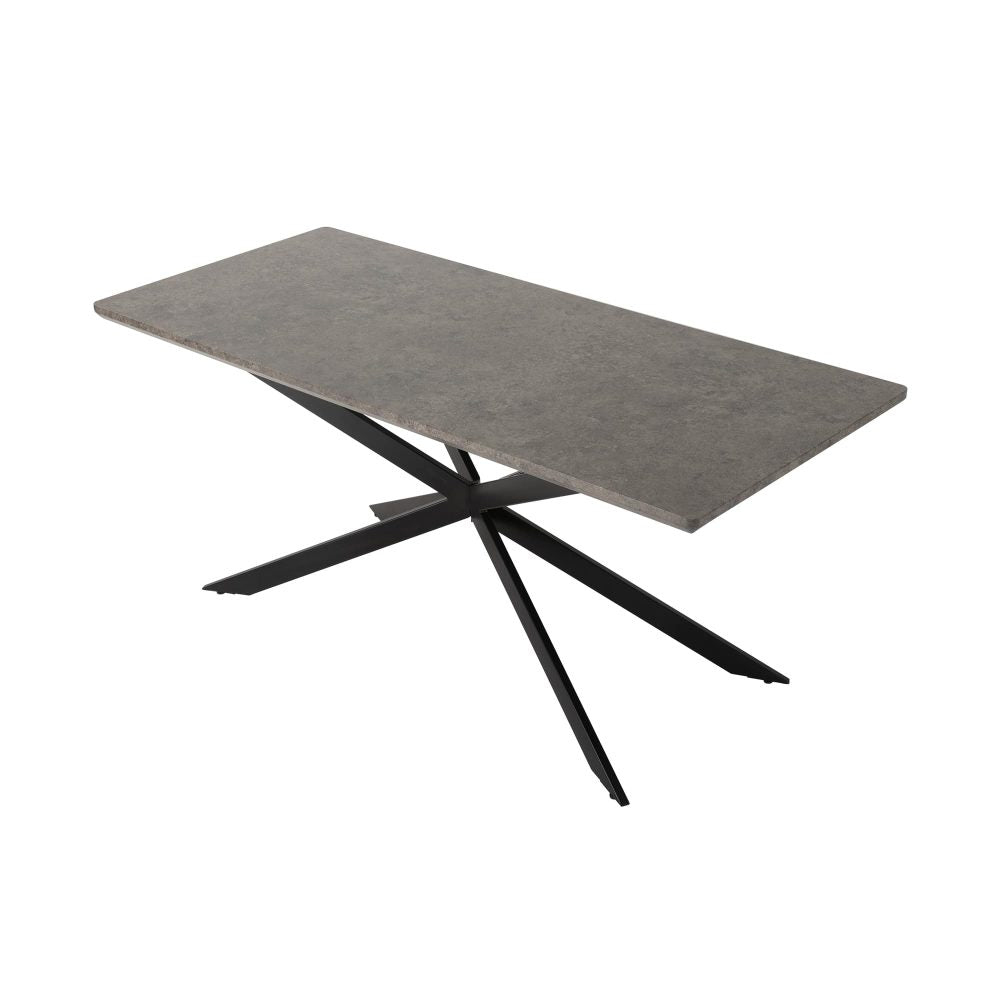 Carter Rectangular Dining Table Mdf Marbling