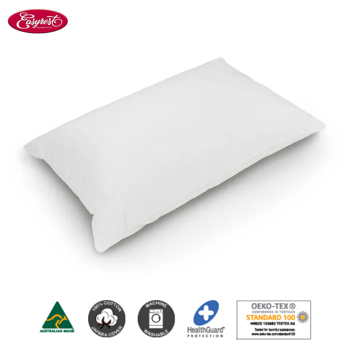 Allergy Sensitive Microblend Standard Pillow - White