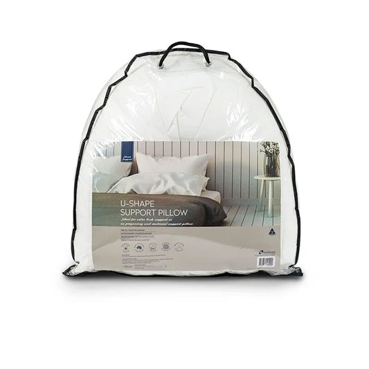 Cloud Support U-Shape Support Pillow - White