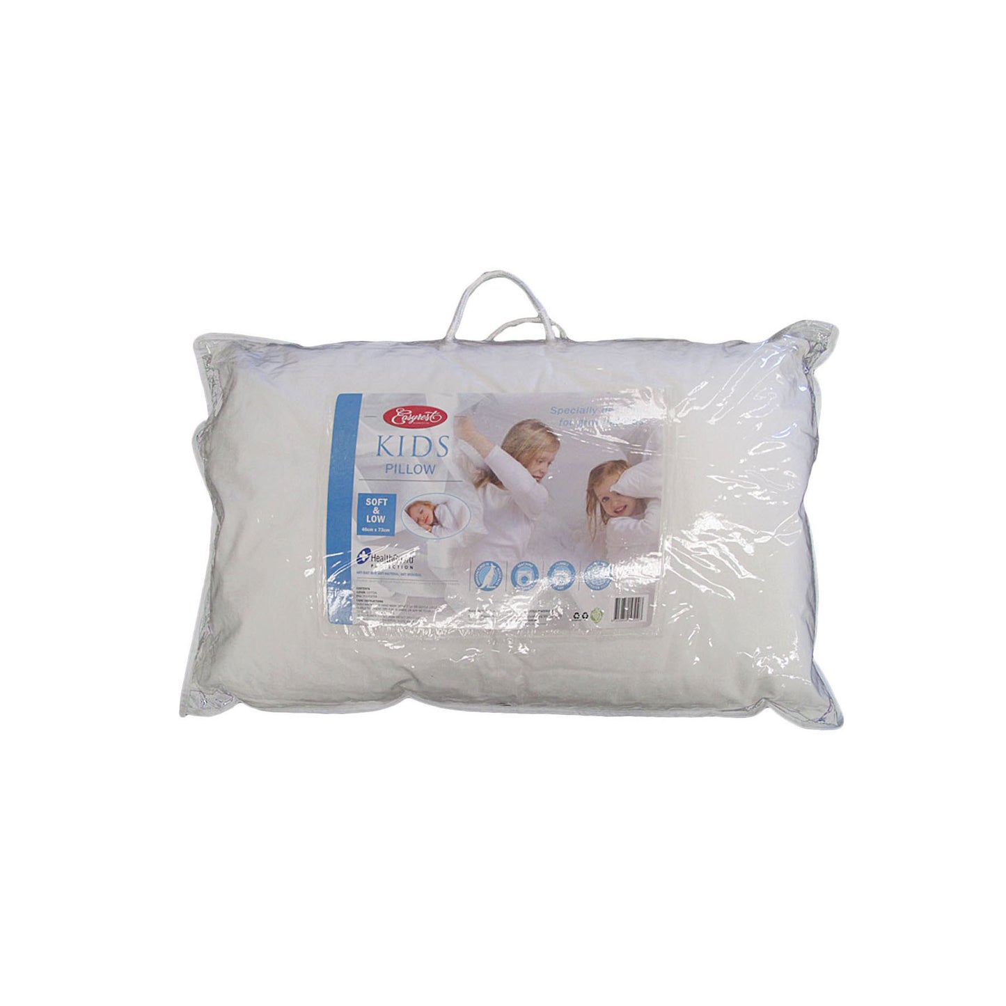 Kids Pillow Soft and Low - White