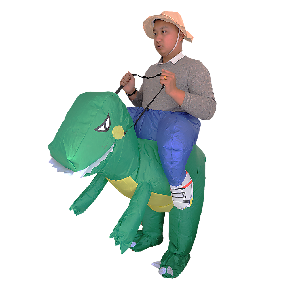 DINO Fancy Dress Inflatable Suit - Fan Operated Costume