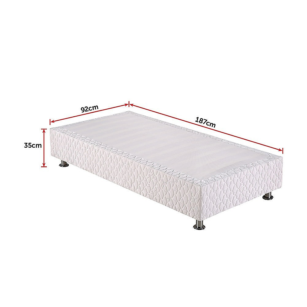 Andrea Ensemble Bed Base - White Single