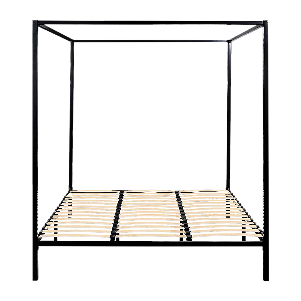 Lilian Four Poster Bed Frame - Black King