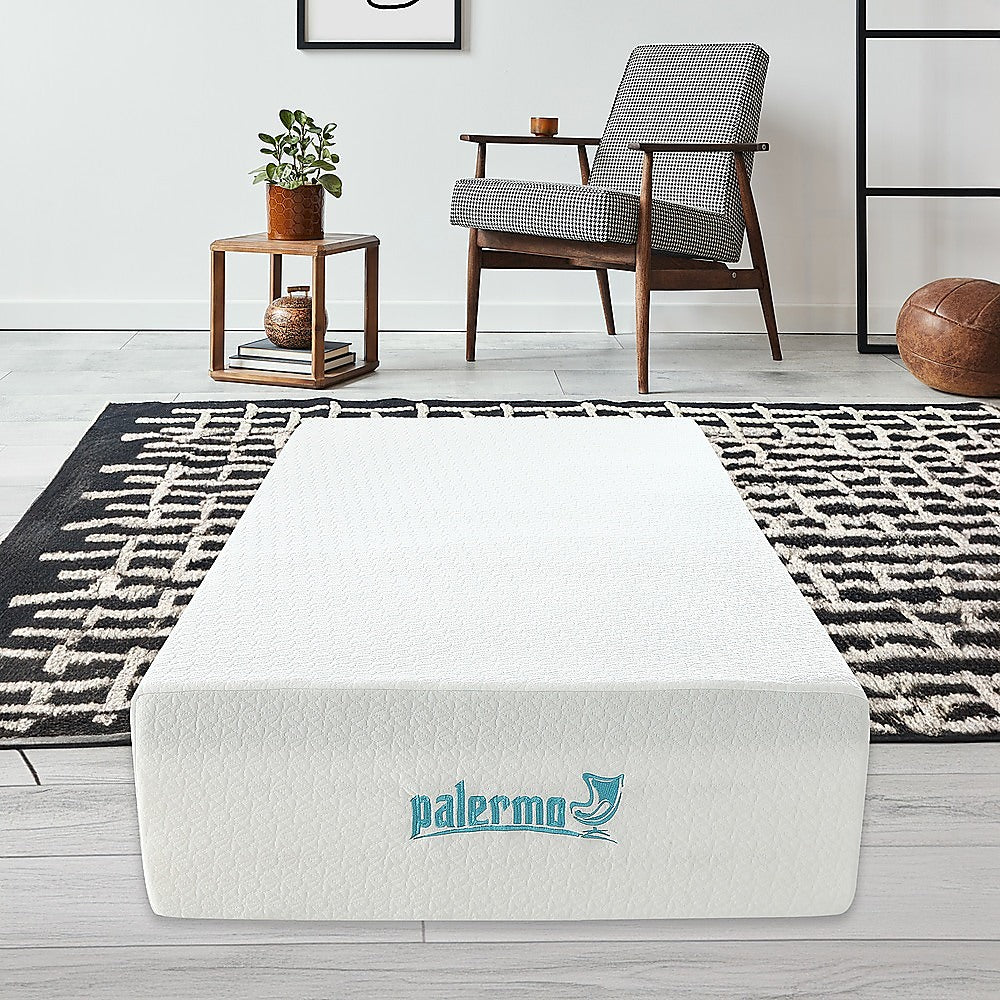Kairos 30cm Mattress Memory Foam Green Tea Infused - Single