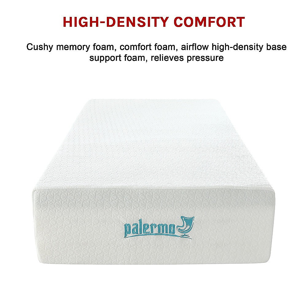 Kairos 30cm Mattress Memory Foam Green Tea Infused - Single