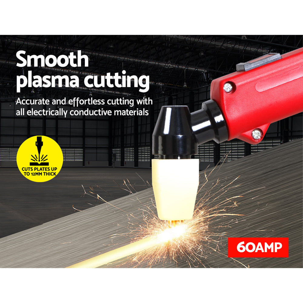 60Amp Inverter Welder Plasma Cutter Gas DC iGBT Welding Machine Portable