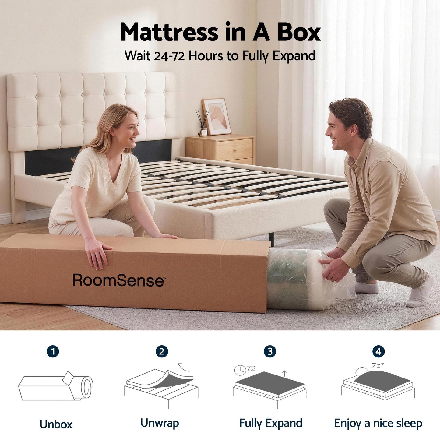 Corinne 26cm Orthopedic Firm Mattress for Back Pain Relief - Single