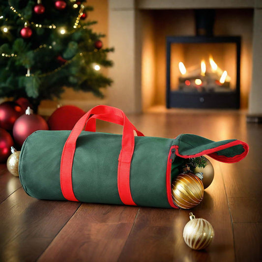 Christmas Baubles Storage Bag Xmas Ornaments Bag Container - Green