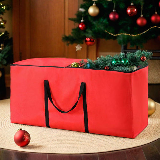 Christmas Tree Storage Bag Fits Up to 8ft Tree Xmas Bag - Red