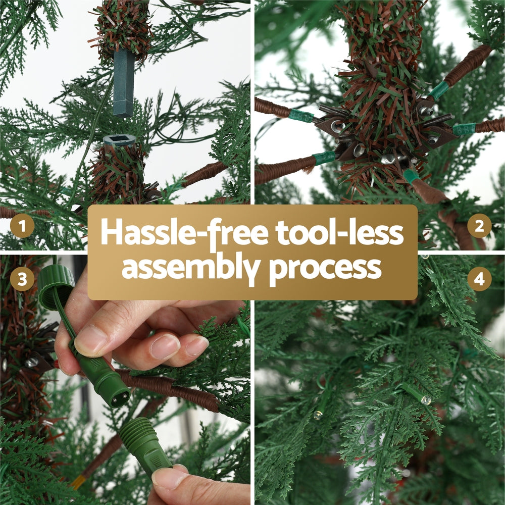 5ft 1.5m Christmas Tree LED Xmas Tree Sparse 263 Tips Party Decoration