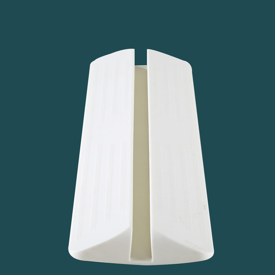 Adjustable Baby Kids Safety Security Gate Stair Barrier Support Ramp White