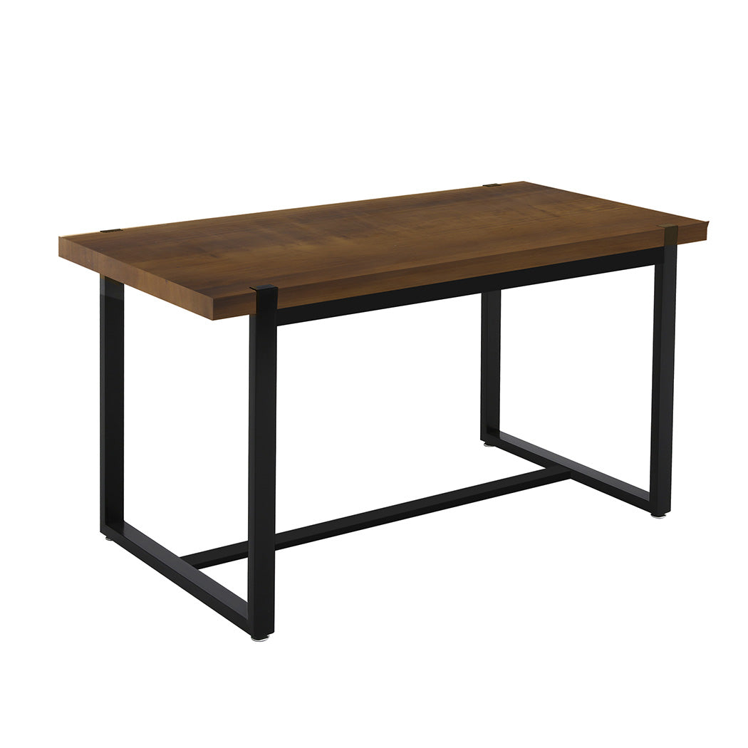Dining Table Industrial Wooden Metal Kitchen Tables Cafe Restaurant 140Cm