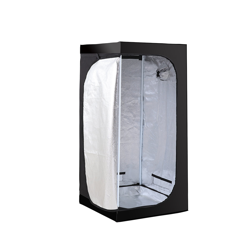 Garden Hydroponics Grow Room Tent Reflective Aluminum Oxford Cloth 75x75x160cm