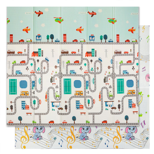 BoPeep Kids Play Mat Baby Crawling Pad Floor Foldable XPE Foam Non-slip Cloud