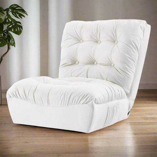 Maritza Accent Chair Lounge Sofa Bed - White