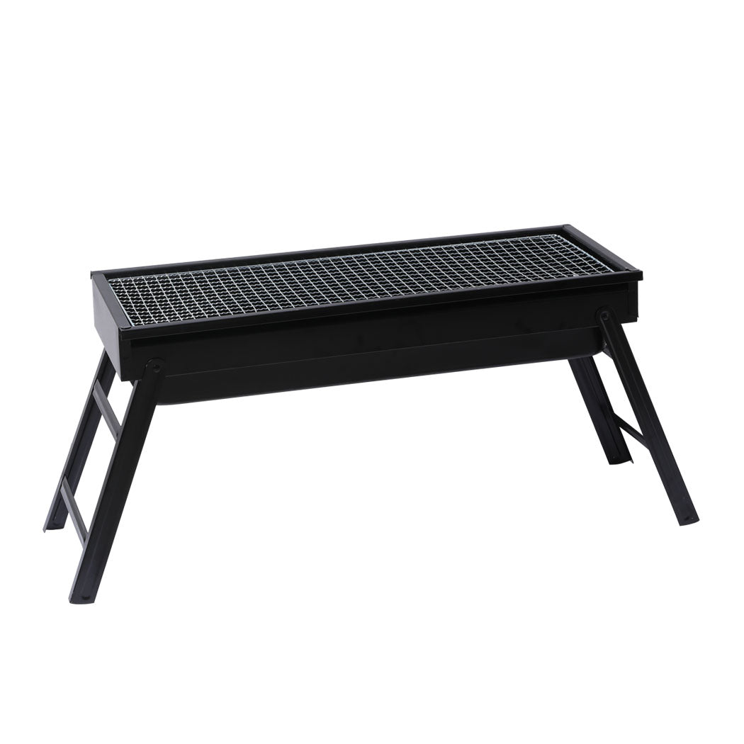 Charcoal BBQ Grill Portable Hibachi Barbecue Outdoor Foldable Camping Picnic Set
