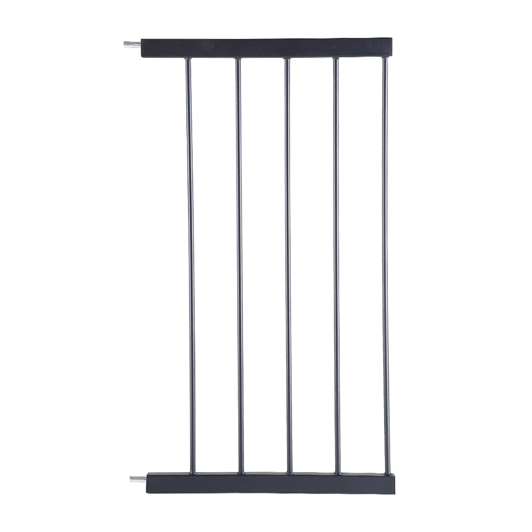 Baby Kids Safety Security Gate Stair Barrier Doors Extension Panels 45cm - Black