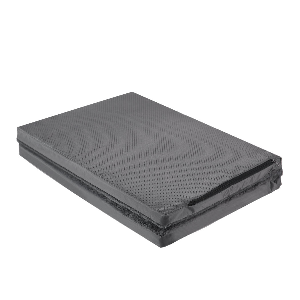 MEDIUM Dog Beds Pet Foldable - Grey