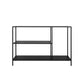 3-Tier Console Table Office Furniture - Black