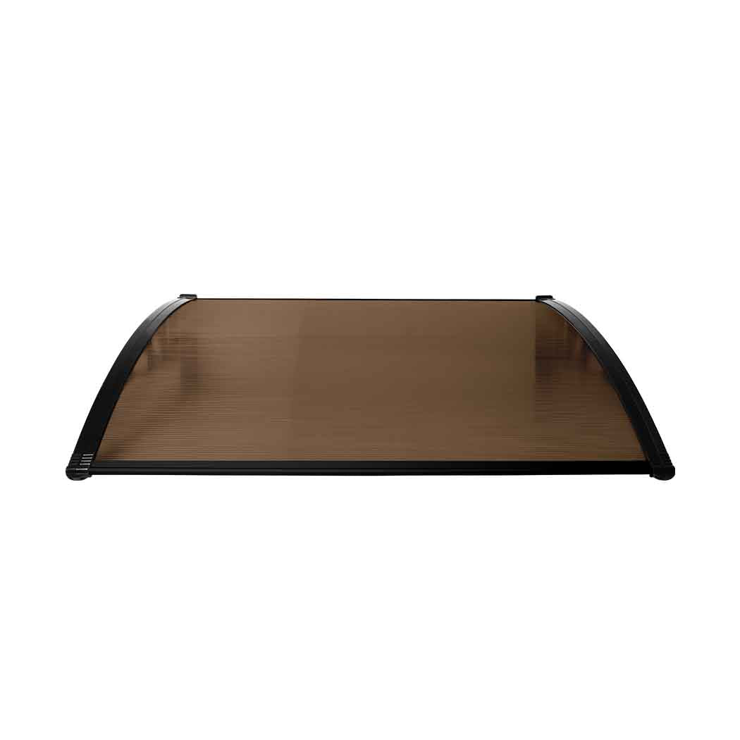Mountview Window Door Awning Outdoor 1M x 1.5M Brown 1x1.5M