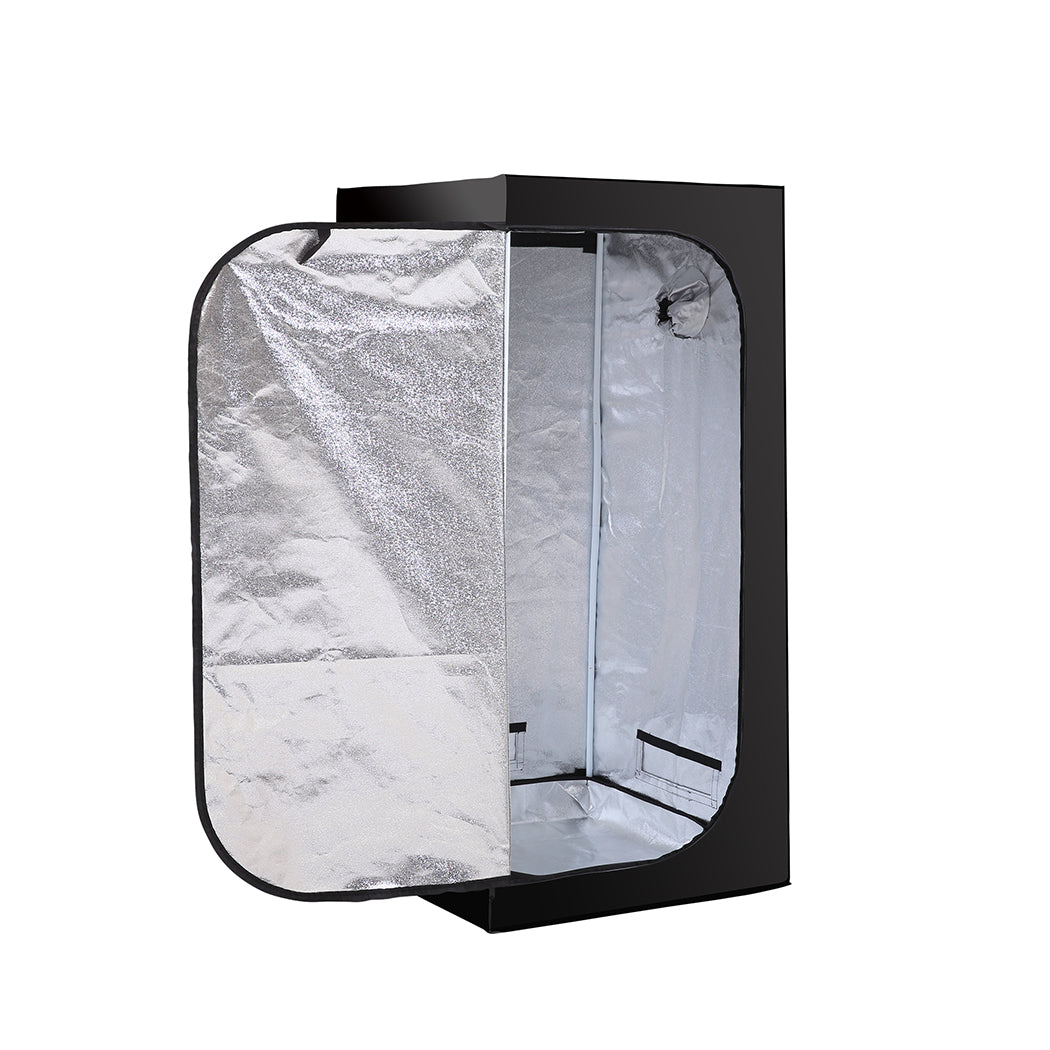 Garden Hydroponics Grow Room Tent Reflective Aluminum Oxford Cloth 75x75x160cm