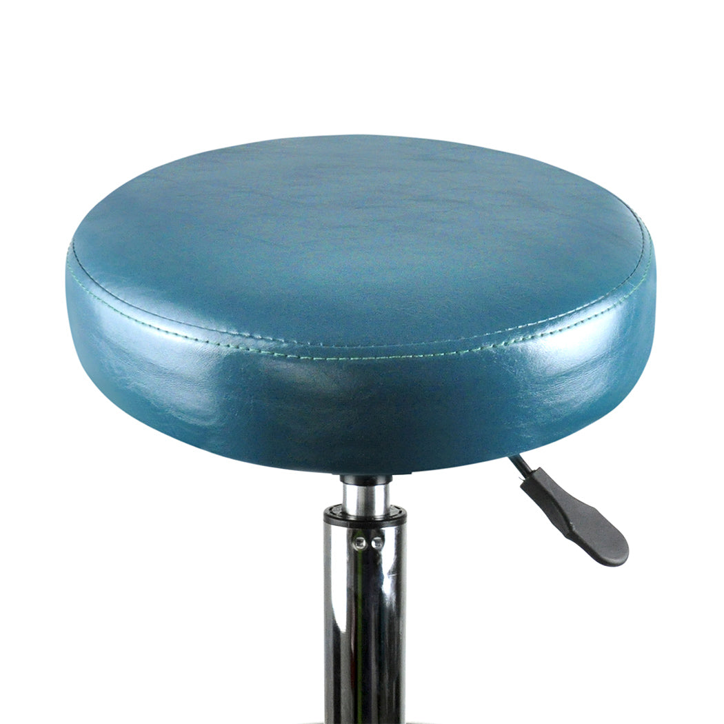 Bar Stools Salon Stool Swivel Barber Dining Chair Pu Hydraulic Lift Teal