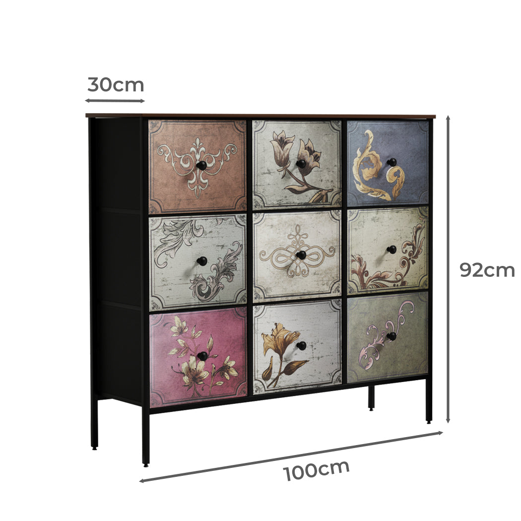 Levede 9 Chest of Drawers Storage Cabinet