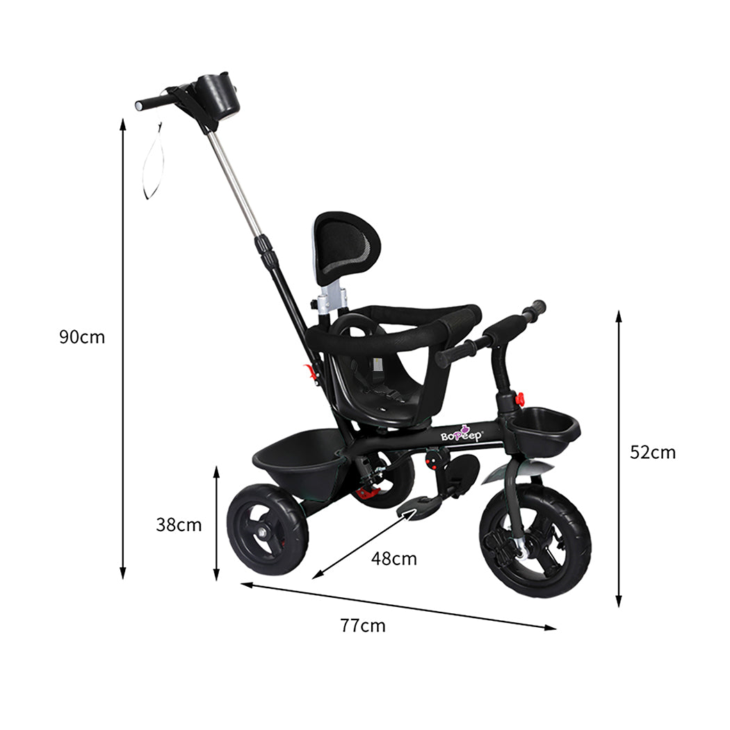 Kids Tricycle Ride On Trike Toddler - Black