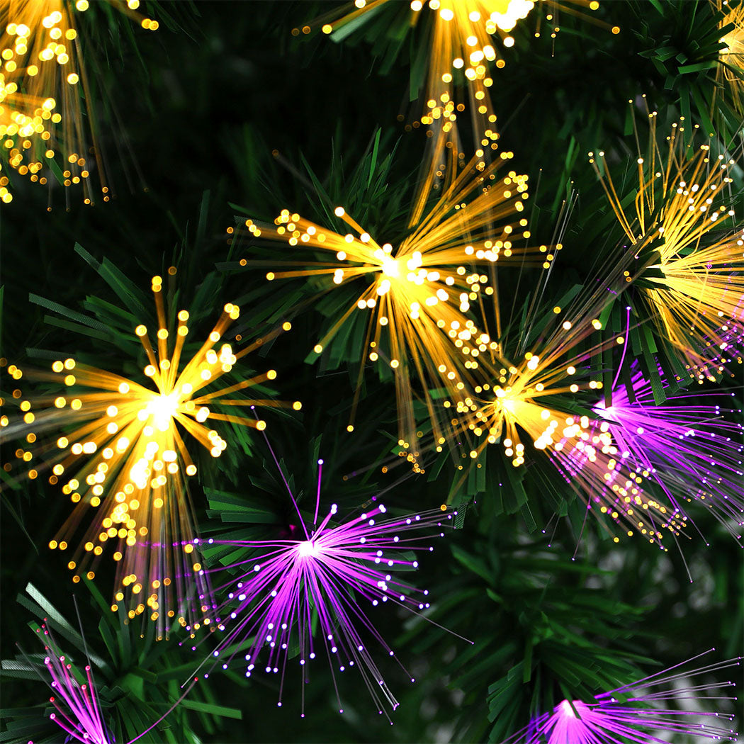 7ft 2.1m 270 Branches Fiber Optic Christmas Tree