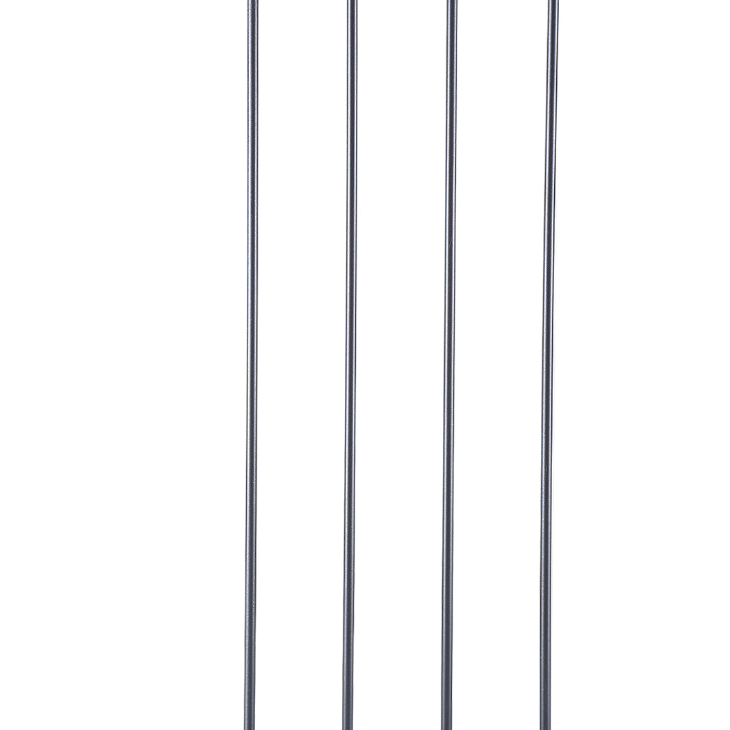 Baby Kids Safety Security Gate Stair Barrier Doors Extension Panels 30cm Black