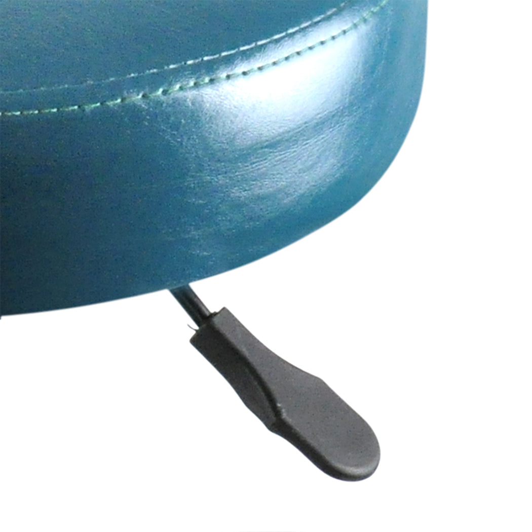 Bar Stools Salon Stool Swivel Barber Dining Chair Pu Hydraulic Lift Teal