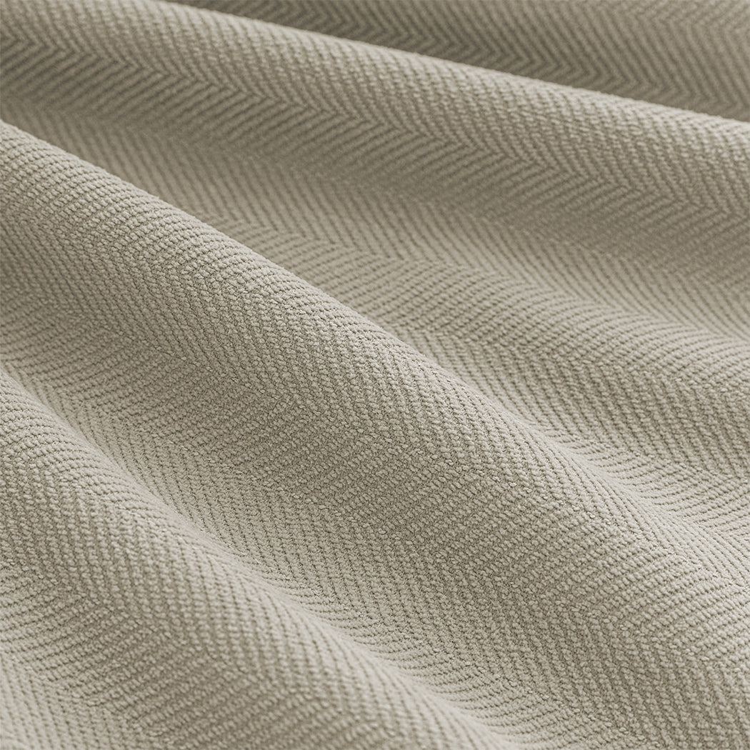 Set of 2 180x250 Blockout Curtains Chenille - Coffee