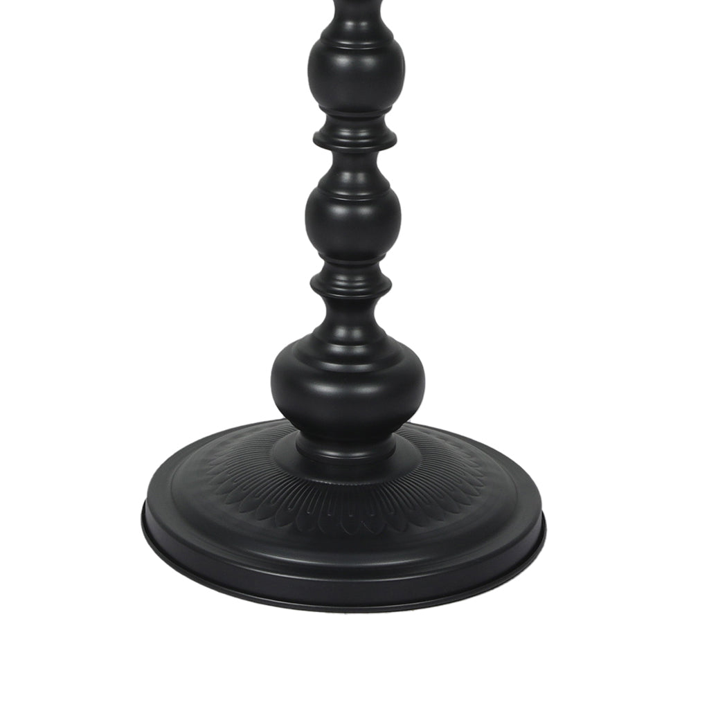 Ignatia Side Table Vintage End Round - Black