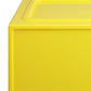 Stacked Sneaker Display Case Clear Shoe Storage Box Stackable Magnetic Yellow