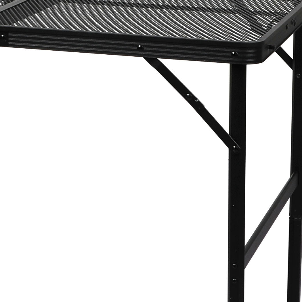 Grill Table BBQ Camping Tables Outdoor Foldable Aluminium Portable Picnic Large