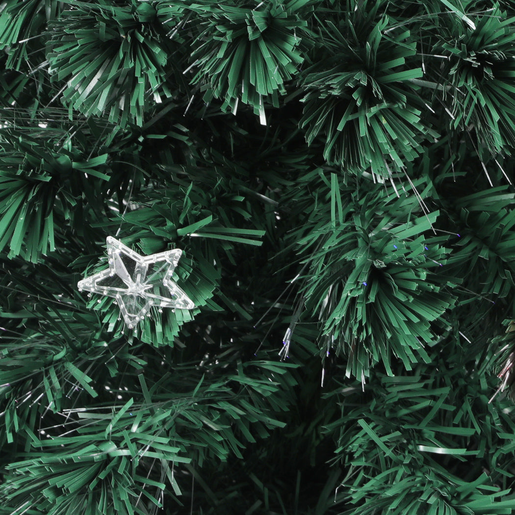 8ft 2.4m 320 Tips Christmas Tree Xmas Decorations Fibre Optic Multicolour Lights