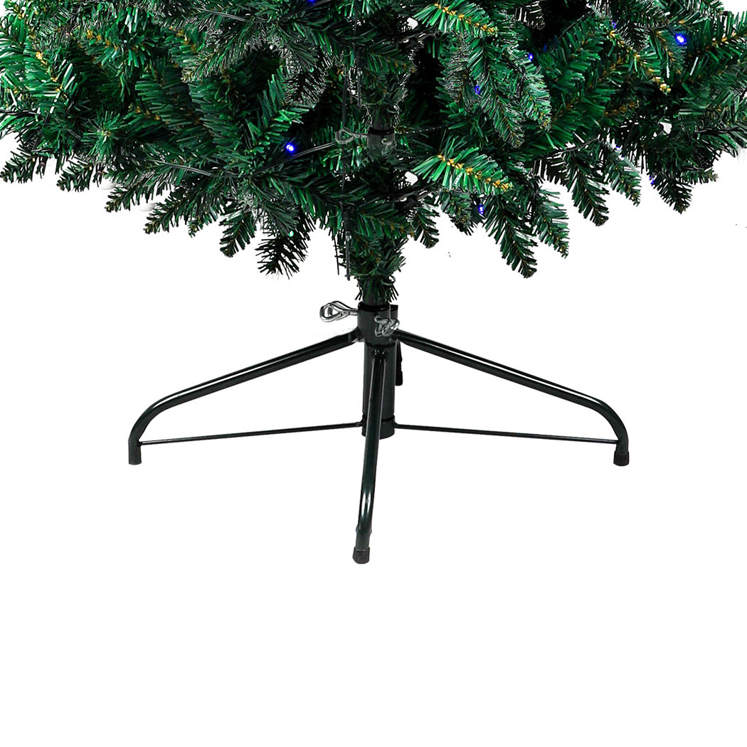 7ft 2.1m 400 LED Pre lit Slim Pencil Christmas Tree