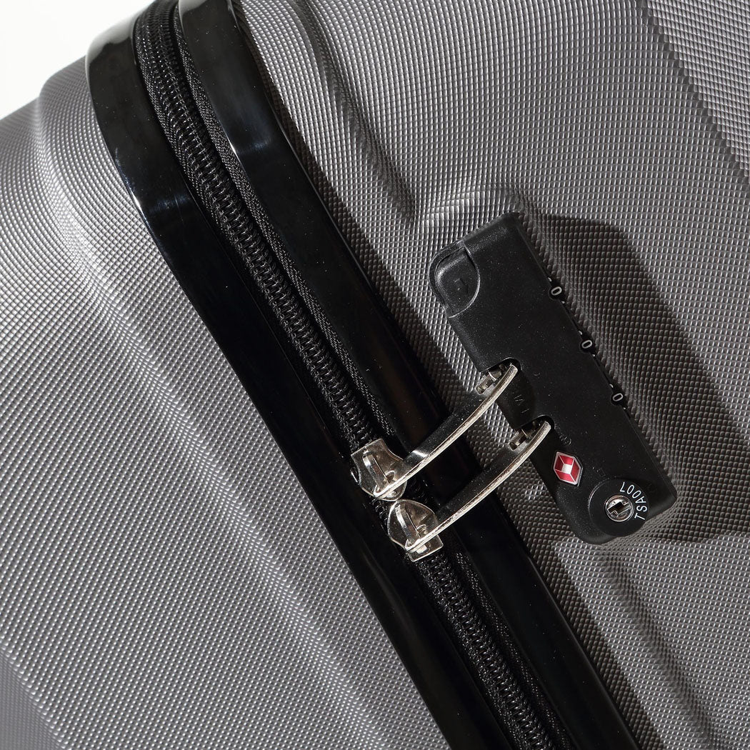 Set of 3 20" 24" 28" Luggage Sets - Dark Grey
