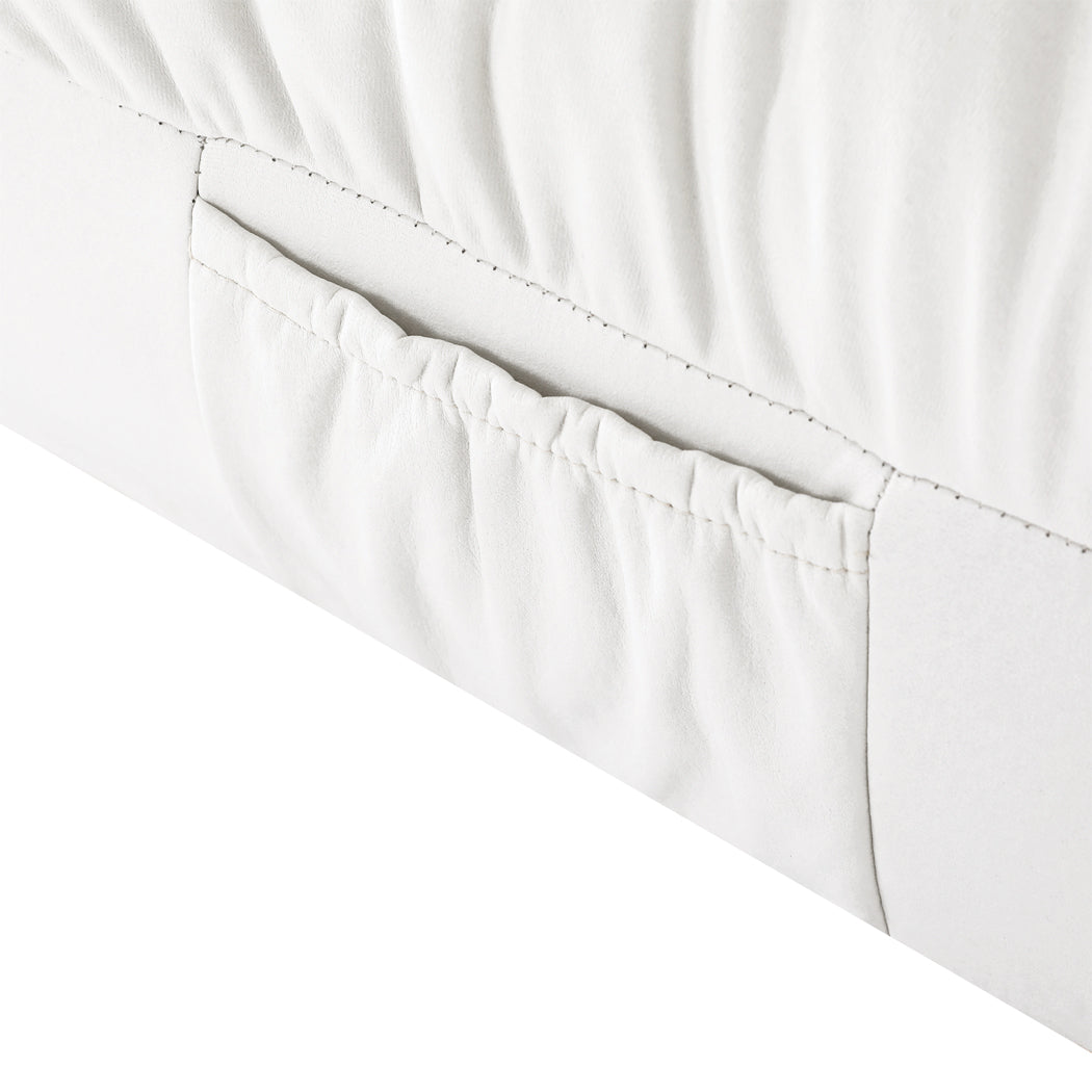 Maritza Accent Chair Lounge Sofa Bed - White