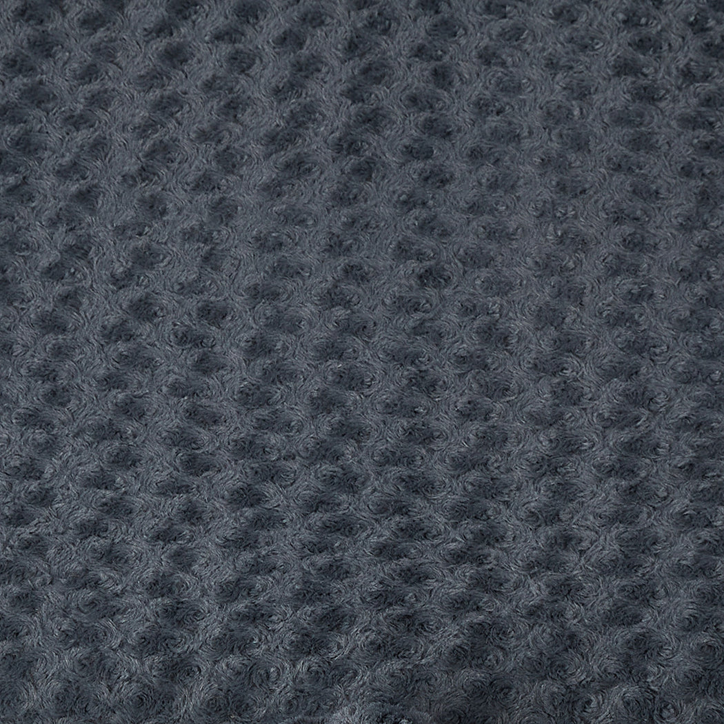 LARGE Dog Beds Pet Calming Squeaky - Charcoal