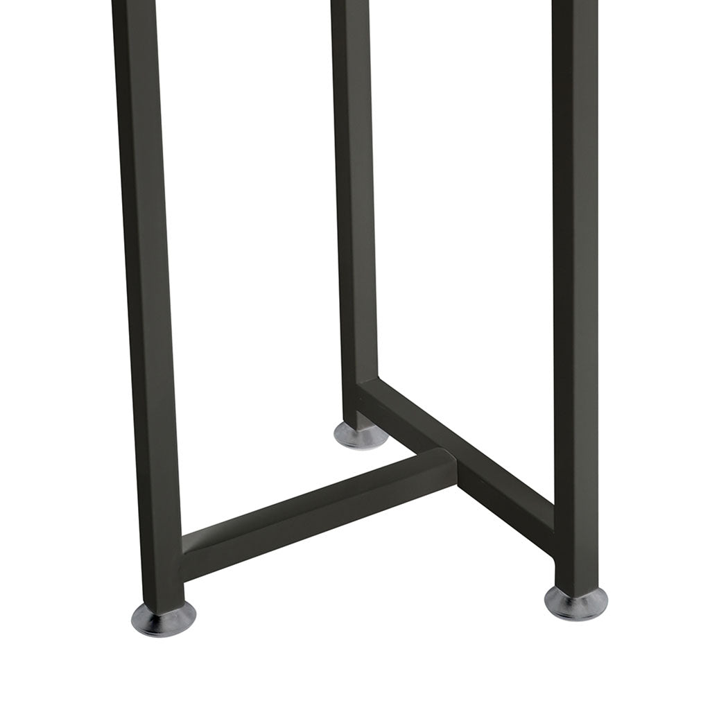Plant Stand Outdoor Indoor Flower Pots Rack Garden Shelf Black 120CM