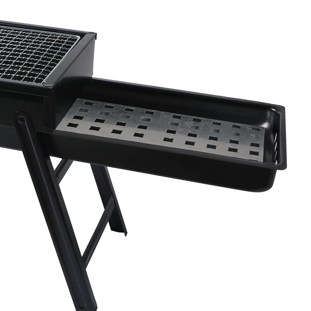 Charcoal BBQ Grill Portable Hibachi Barbecue Outdoor Foldable Camping Picnic Set