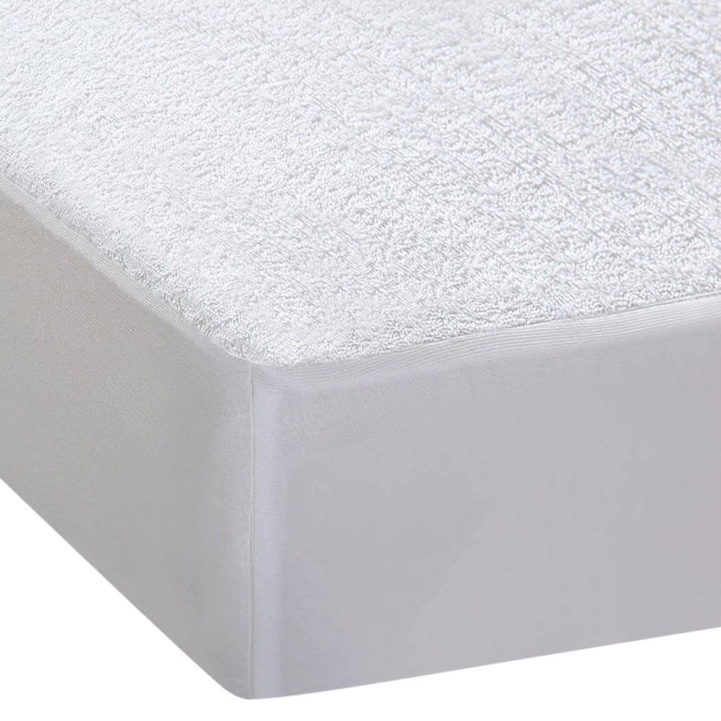 King Single DreamZ Terry Cotton Fully Fitted Waterproof Mattress Protector