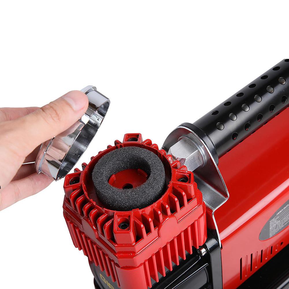 12V Portable Air Compressor - Red