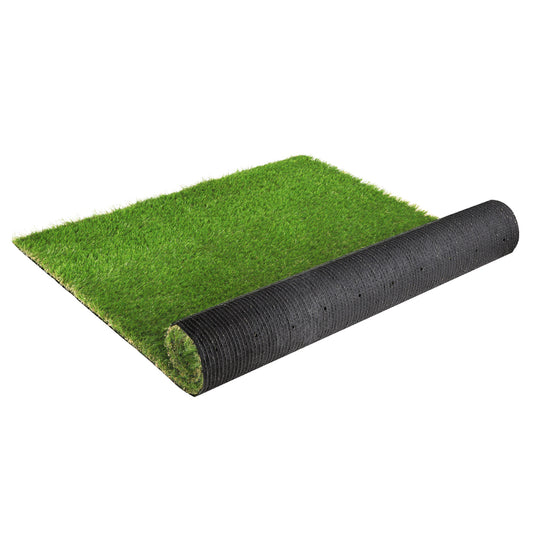 10sqm Artificial Grass 20mm Synthetic Fake Turf Plants Plastic Lawn - 4-Colour Green