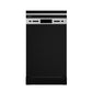 10 Place Settings Freestanding Dishwasher - Black
