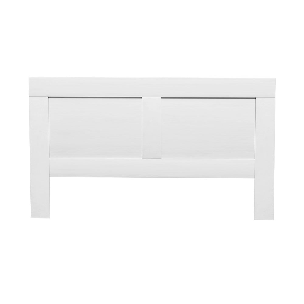 Bed Head With Shelves Headboard Bedhead Base - White King