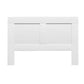 Bed Head With Shelves Headboard Bedhead Base - White Double