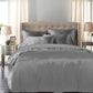 KING SINGLE Quilt Cover Set Bedspread Pillowcases - Summer Grey
