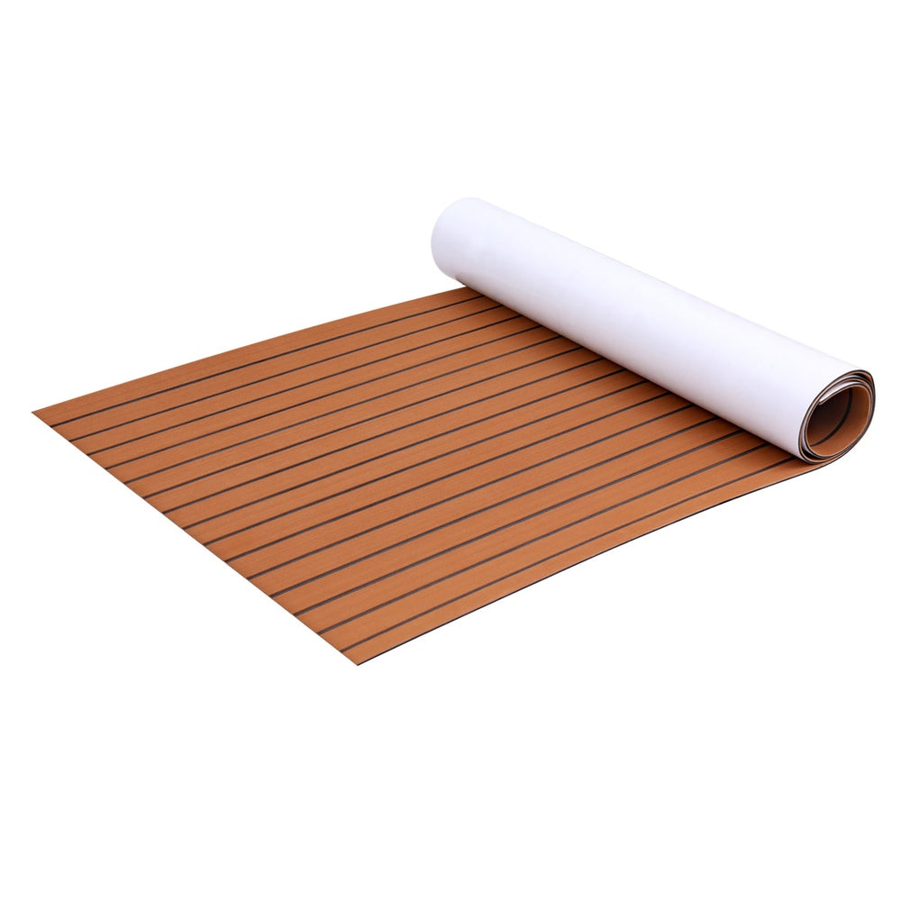 Foam Boat Flooring Mat Decking Sheet 240x90x0.6cm Dark Brown